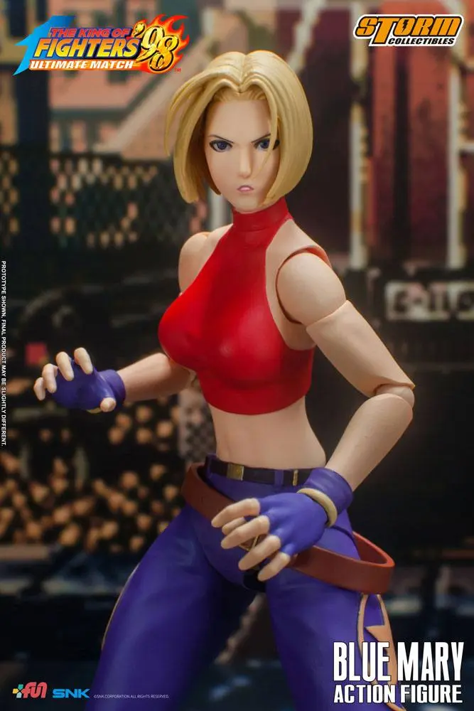 King of Fighters '98: Ultimate Match Action Figure 1/12 Blue Mary 17 cm product photo