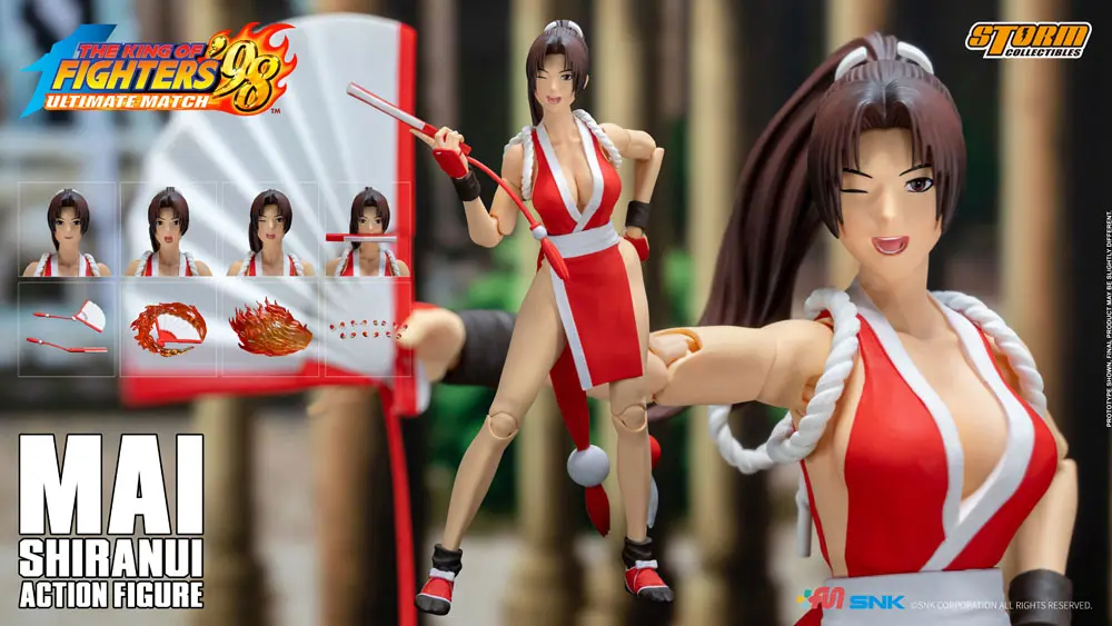 King of Fighters '98: Ultimate Match Action Figure 1/12 Mai Shiranui 18 cm product photo