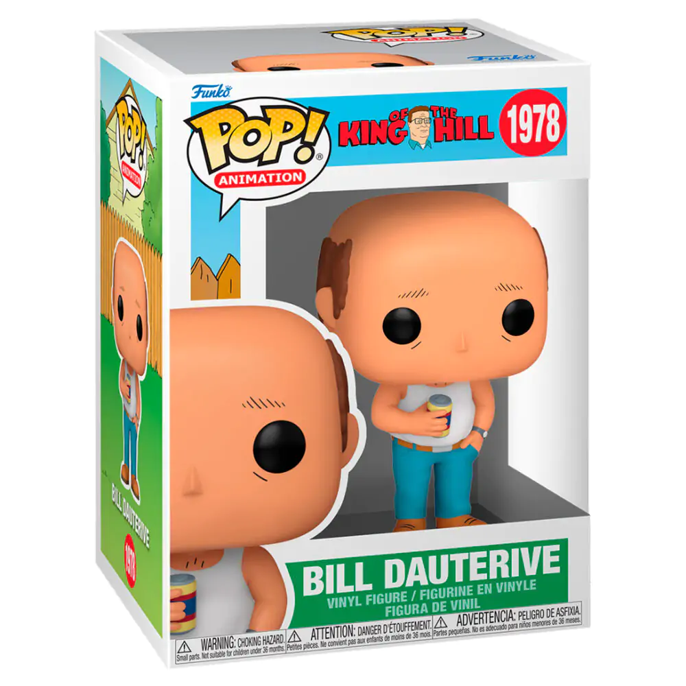 King of the Hill Funko POP! TV Vinyl Figure Bill Dauterive 9 cm product photo