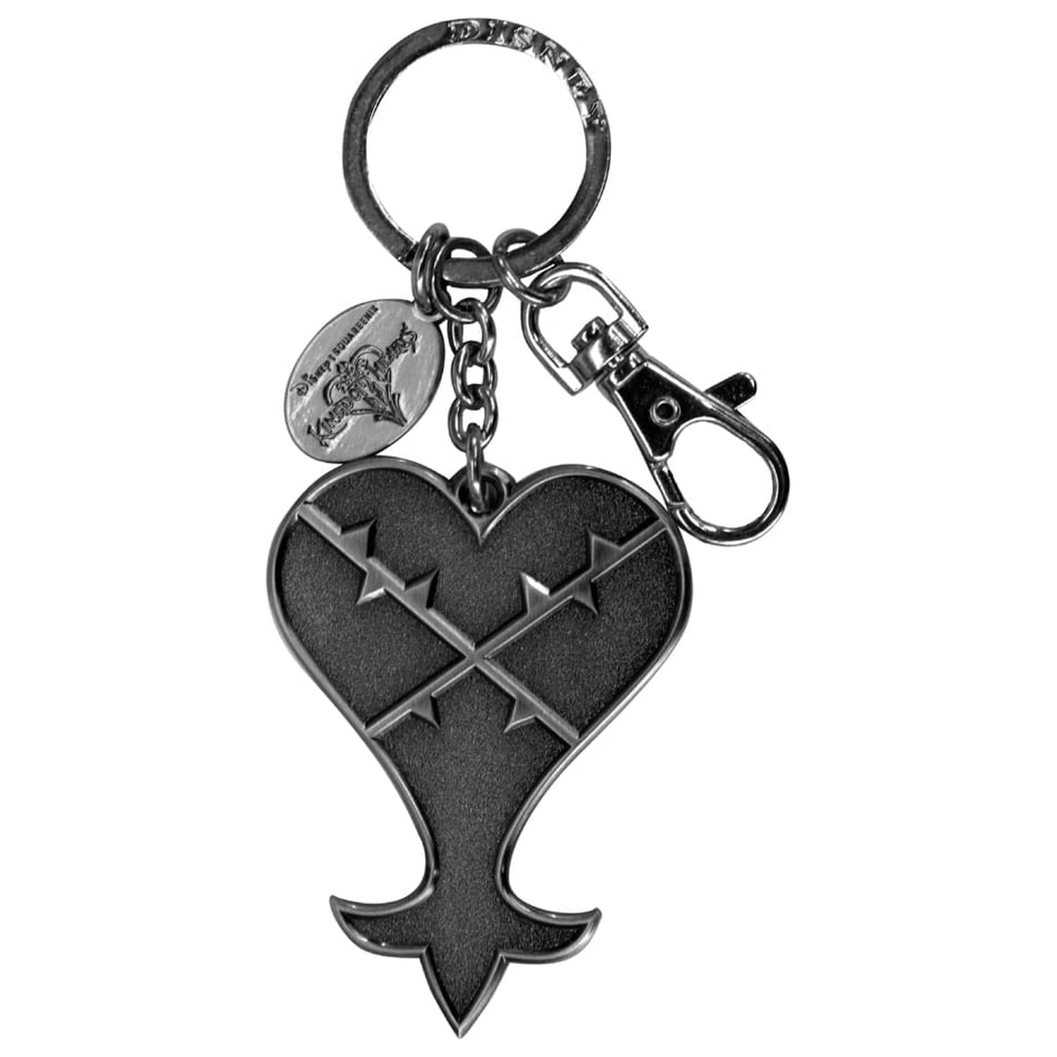 Kingdom Hearts Metal Keychain Heartless Logo product photo