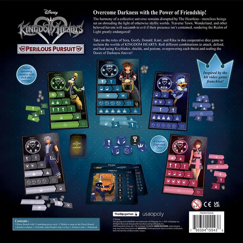 Kingdom Hearts Board Game Perilous Pursuit *English Version* product photo