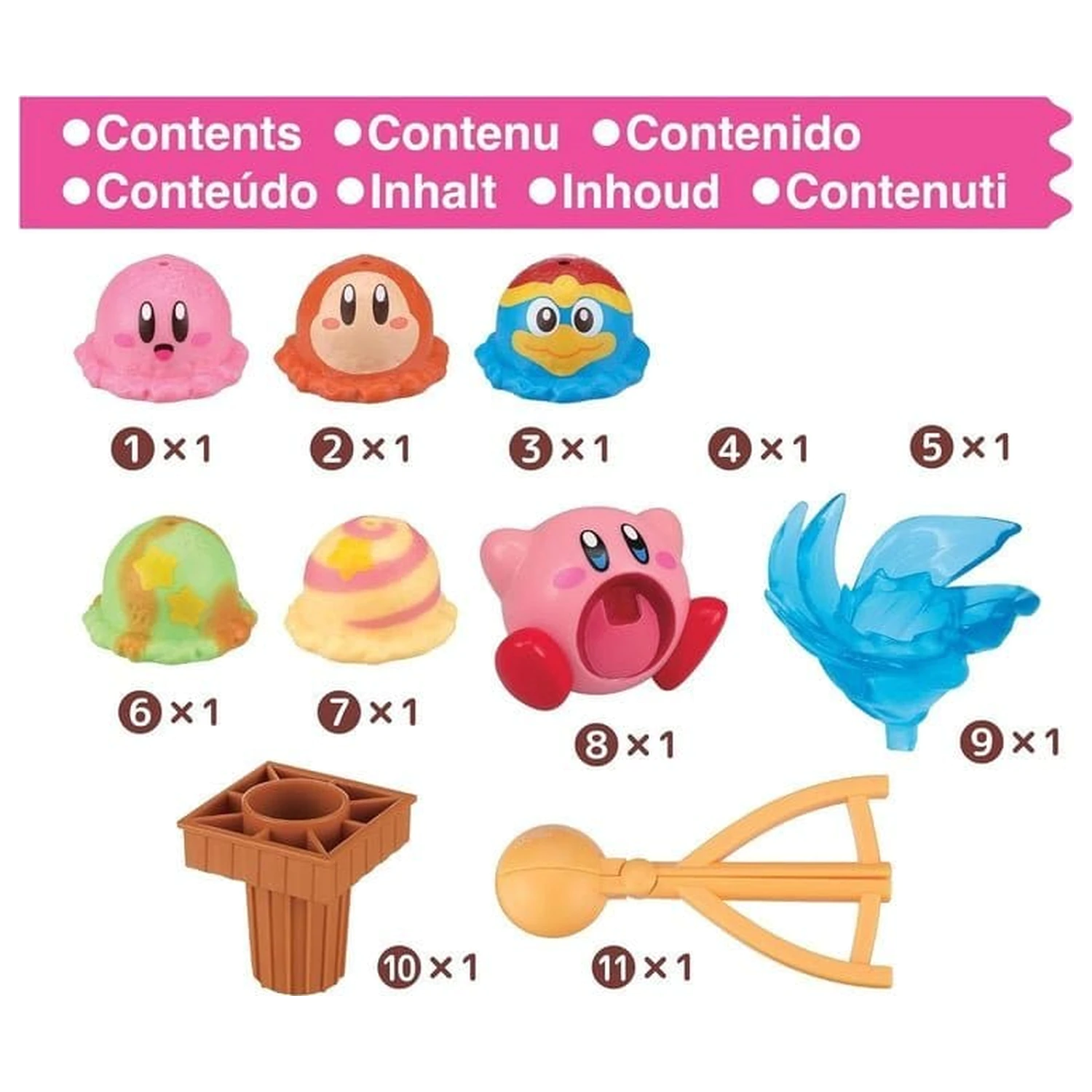 Kirby game Ice Cream Stacking Tower product photo