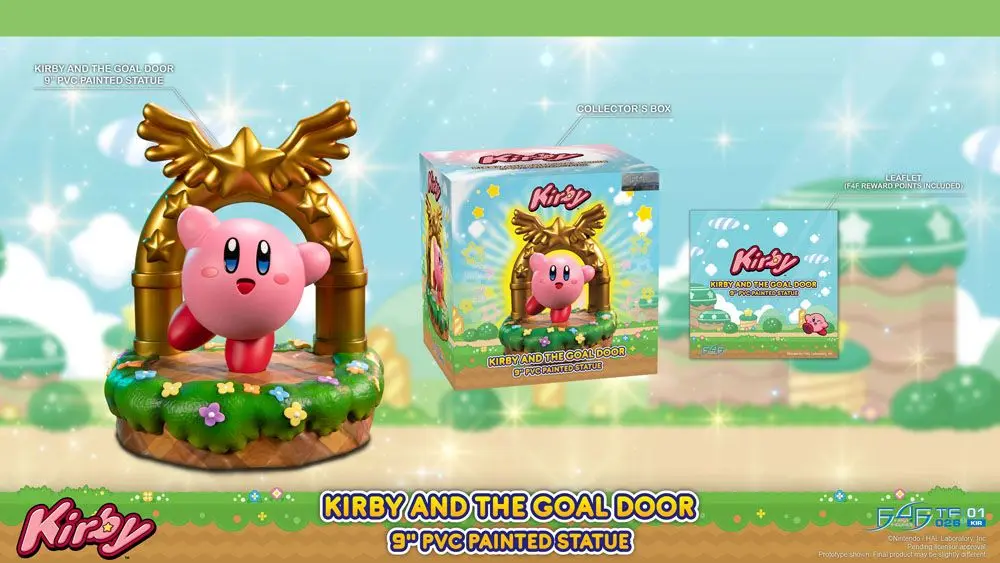 Kirby PVC Statue Kirby and the Goal Door 24 cm product photo