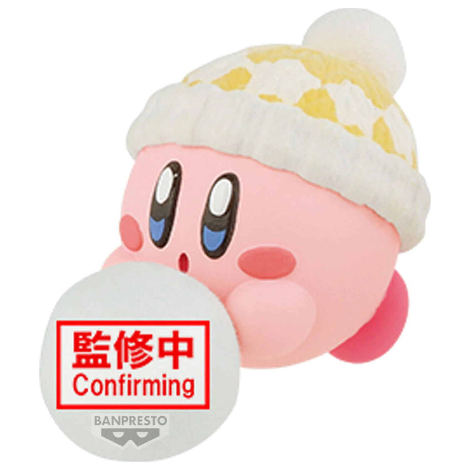 Kirby Play in the Snow Fluffy Puffy Mine Kirby figure 4cm product photo