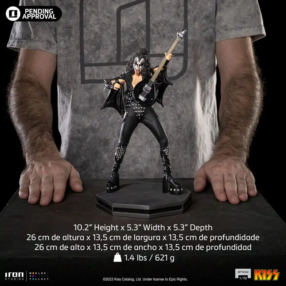 Kiss Art Scale Statue 1/10 Gene Simons Limited Edtition 26 cm termékfotó