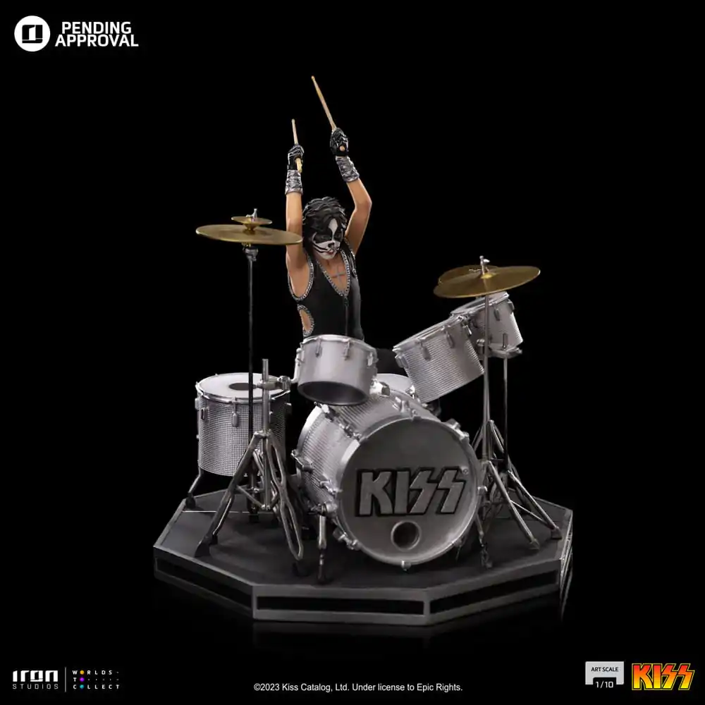 Kiss Art Scale Statue 1/10 Peter Criss Limited Edtition 22 cm termékfotó