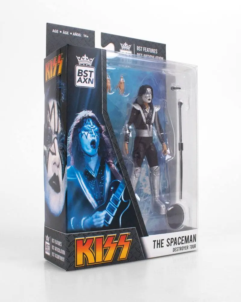 Kiss BST AXN Action Figure The Spaceman (Destroyer Tour) 13 cm product photo