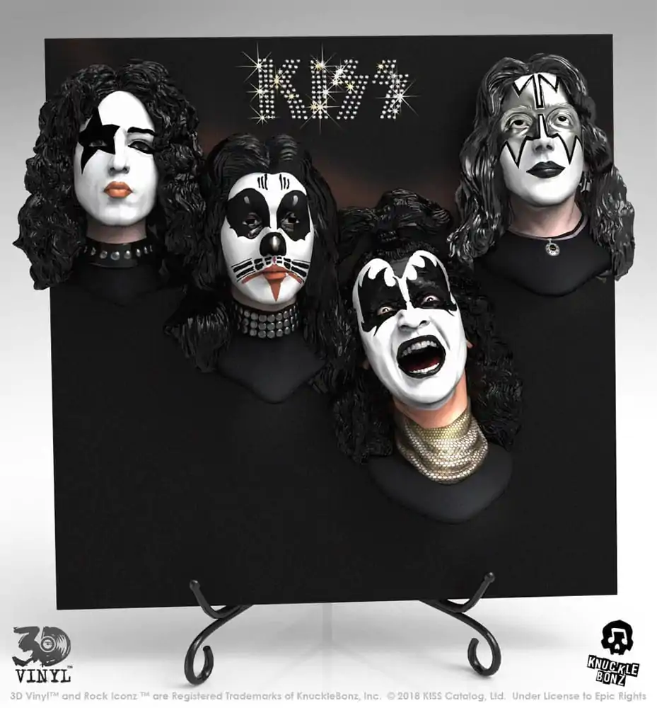 Kiss 3D Vinyl Statue Debut Album 30 cm product photo