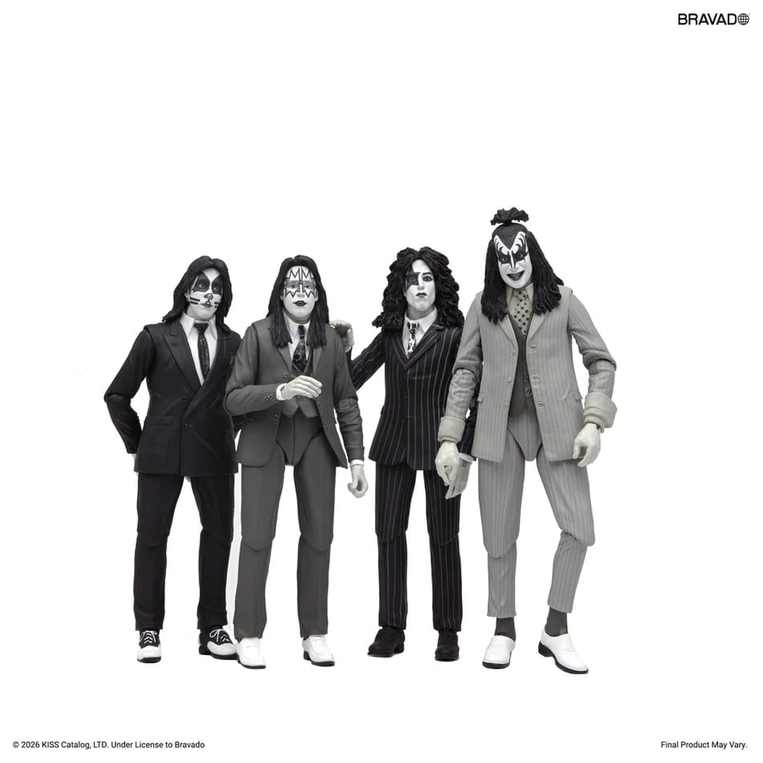 KISS Action Figures 4-Pack Dressed to Kill Album Cover 18 cm product photo