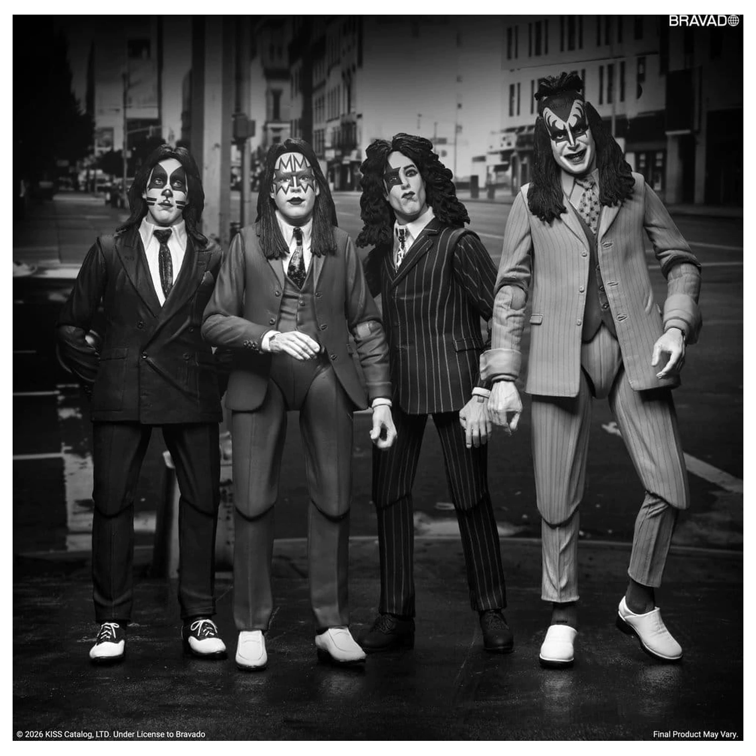 KISS Action Figures 4-Pack Dressed to Kill Album Cover 18 cm product photo