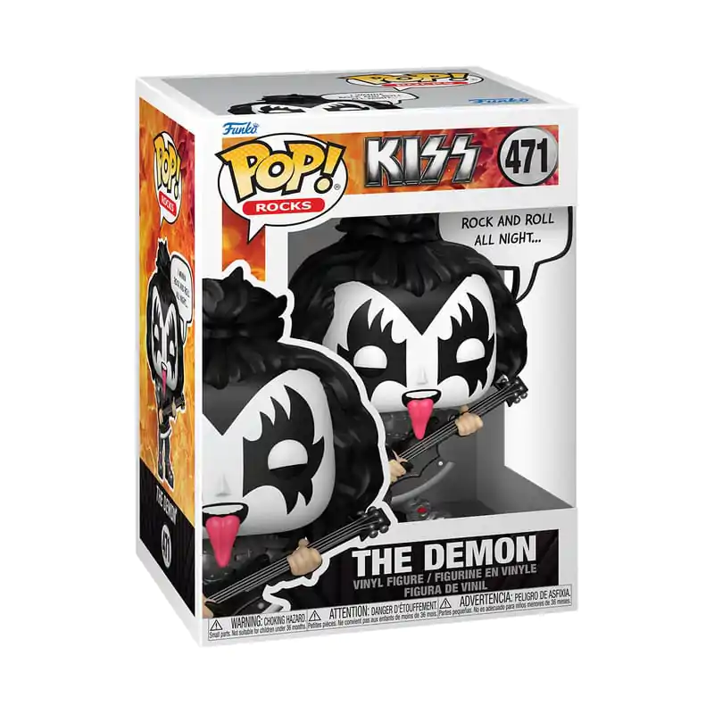 KISS Funko POP! Sayings Vinyl Figure The Demon(R&amp;R All Night) 9 cm product photo