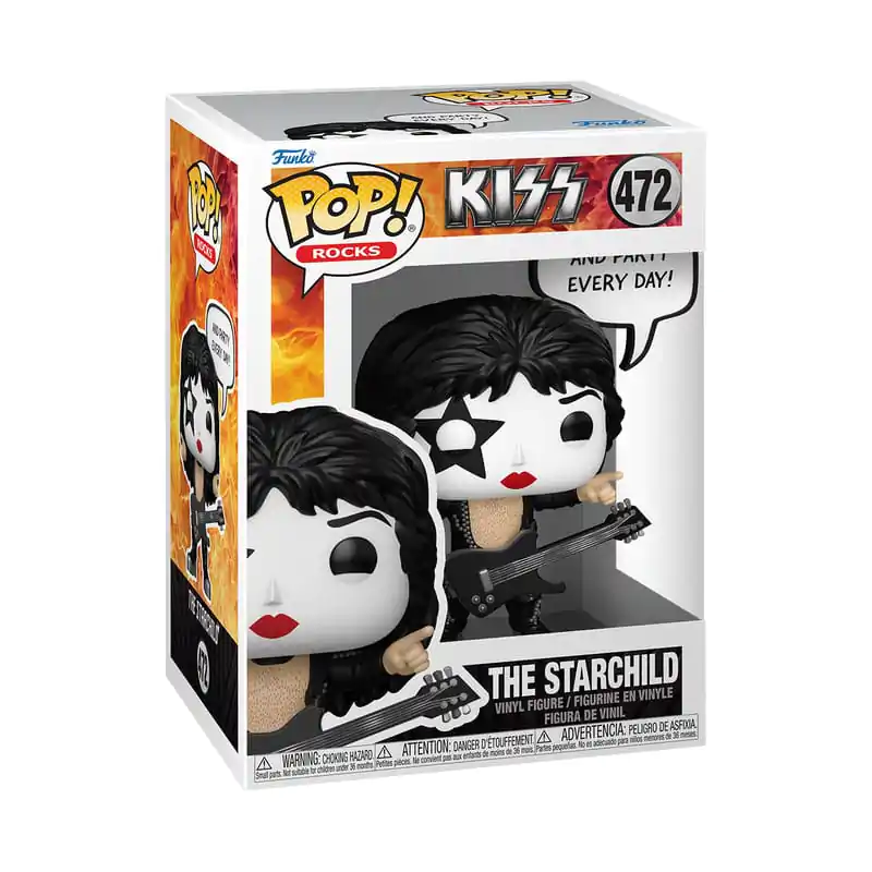 KISS Funko POP! Sayings Vinyl Figure The Starchild(R&amp;R All Night) 9 cm product photo