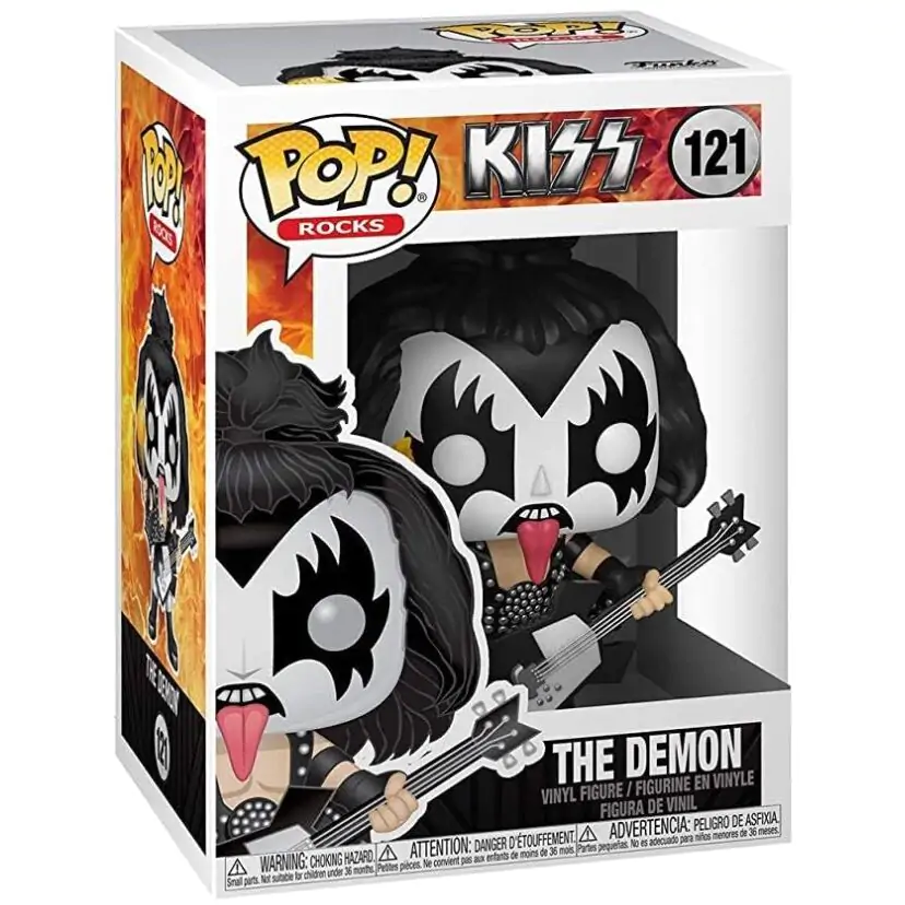 Kiss POP! Rocks Vinyl Figure The Demon 9 cm termékfotó