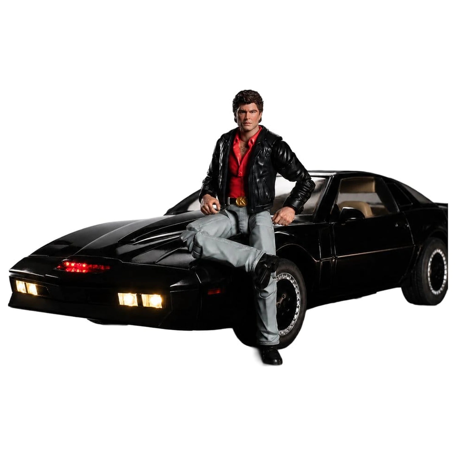 Knight Rider Action Figure 1/12 K.I.T.T. with Michael Knight product photo