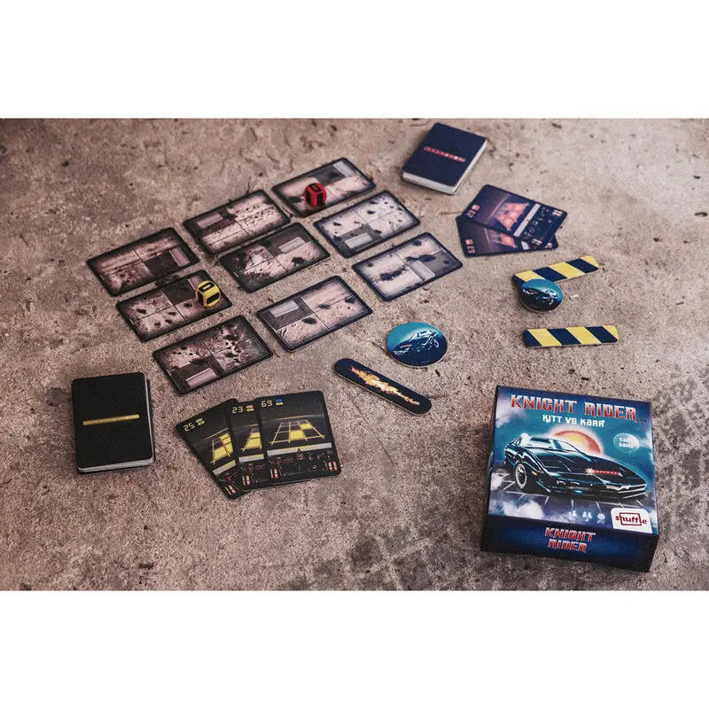 Knight Rider Kitt vs Karr board game product photo