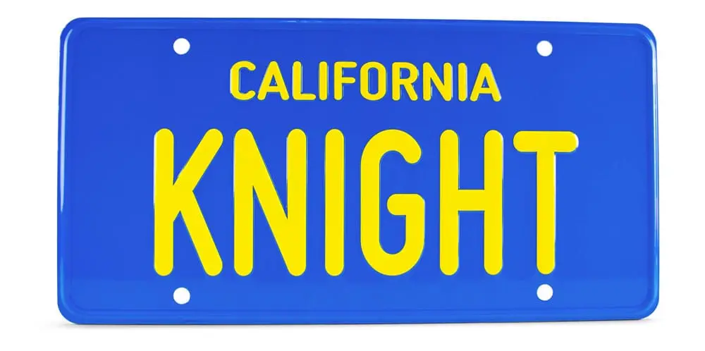 Knight Rider License plate termékfotó