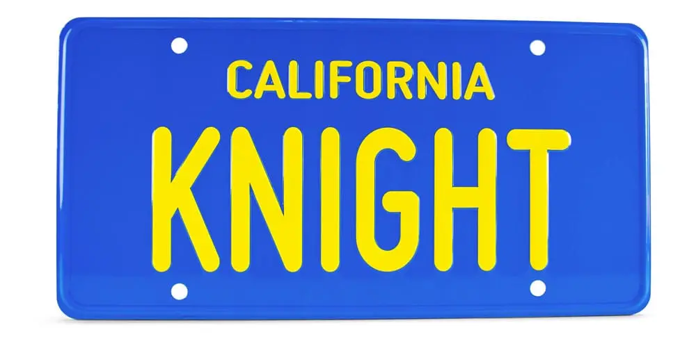 Knight Rider License plate product photo