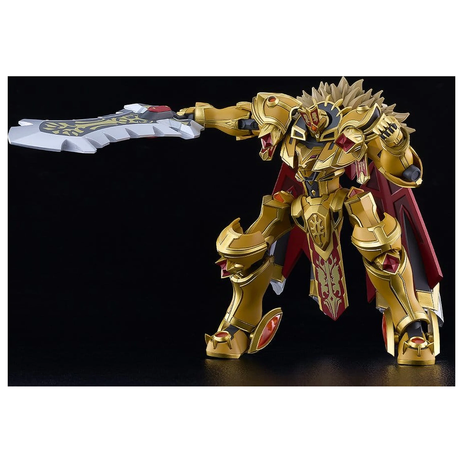 Knight's & Magic Moderoid Plastic Model Kit Goldleo 135mm product photo