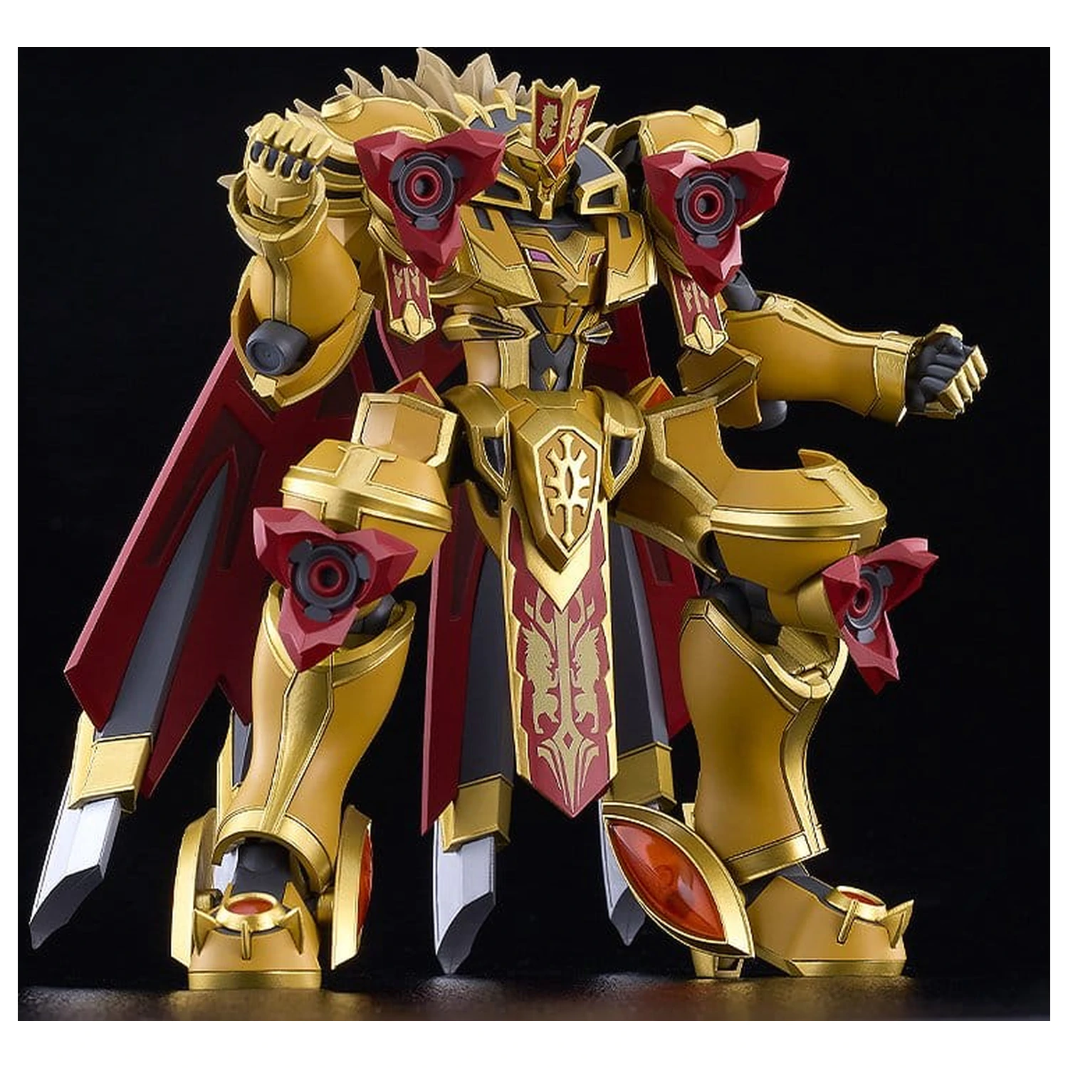 Knight's & Magic Moderoid Plastic Model Kit Goldleo 135mm product photo