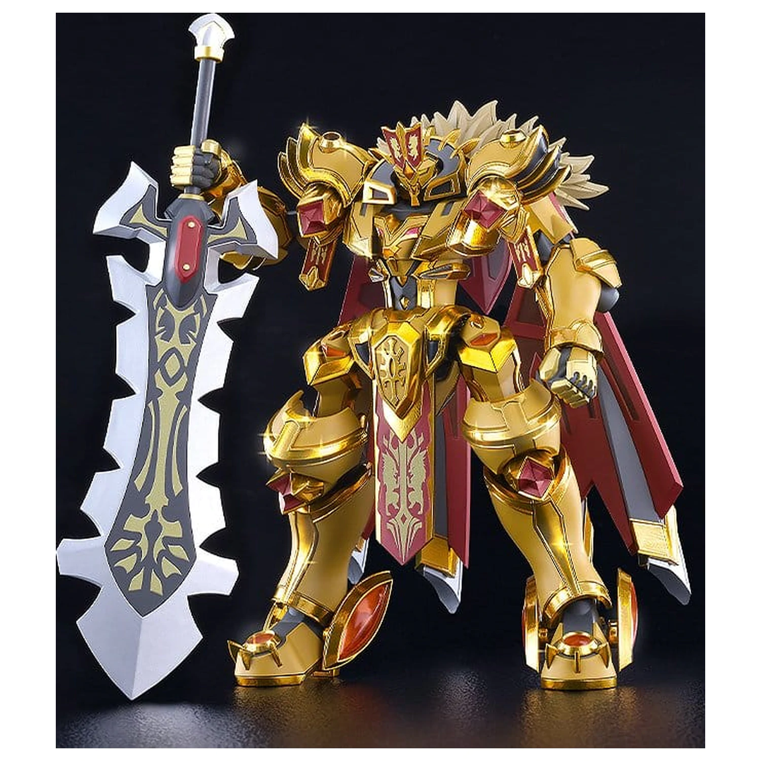 Knight's & Magic Moderoid Plastic Model Kit Goldleo: Royal Metallic Ver. 14 cm product photo