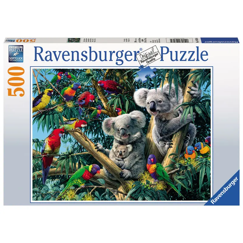 Koalas in the tree puzzle 500pcs product photo