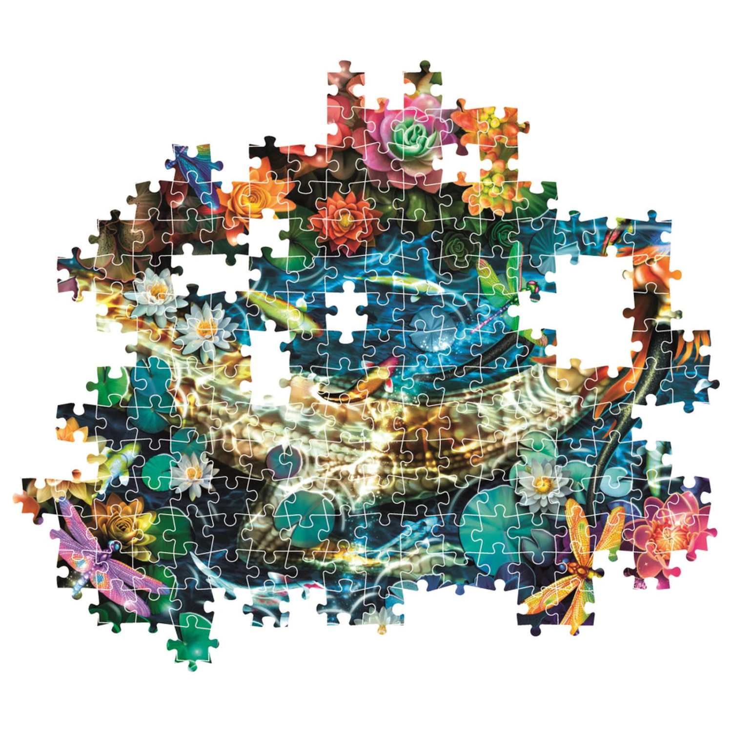 Koi River 1000 Piece Jigsaw Puzzle product photo