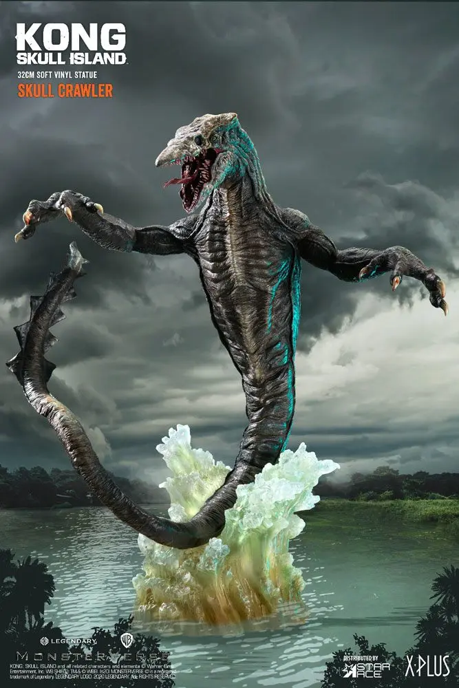 Kong Skull Island Deform Real Series Statue Skull Crawler 32 cm product photo