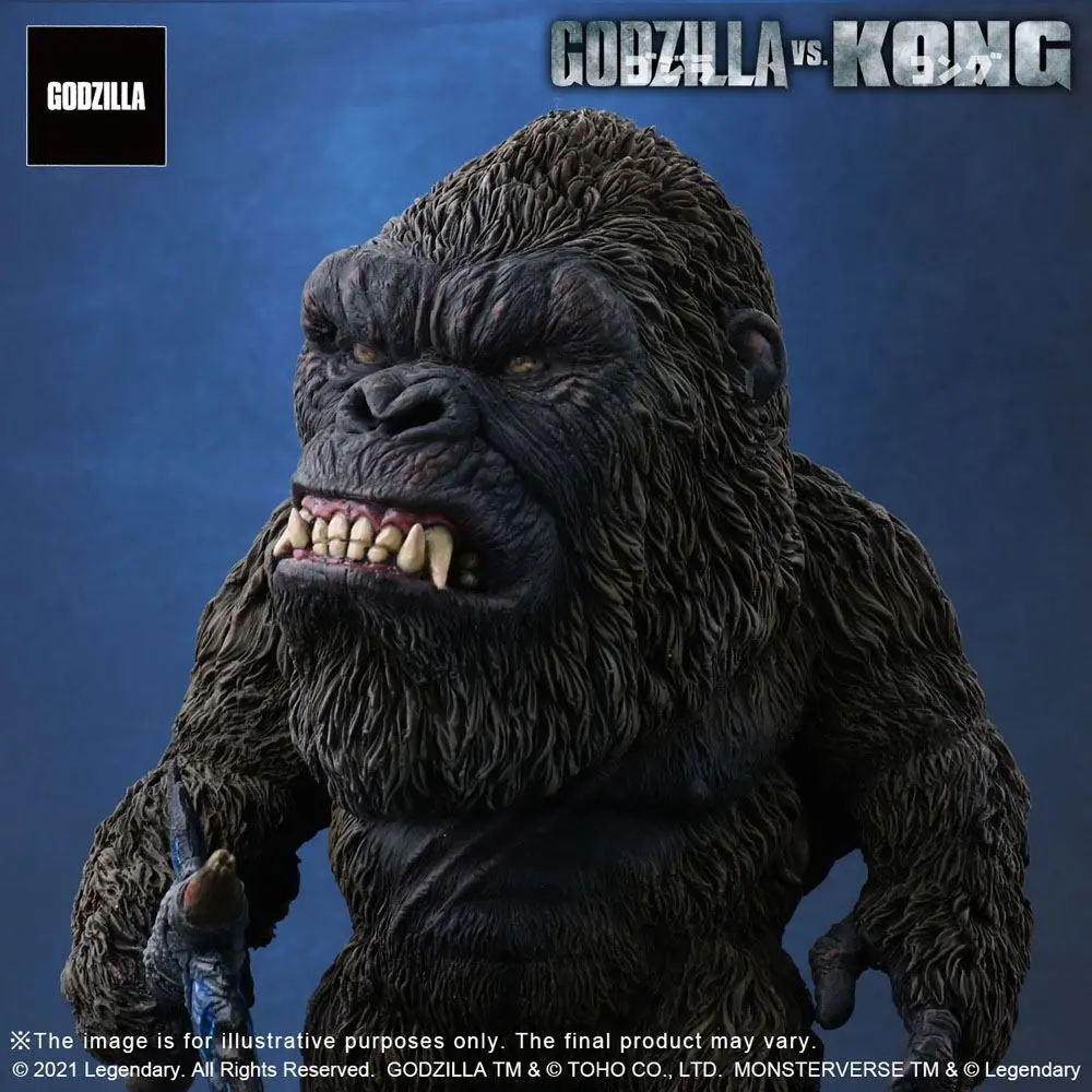 Kong vs Godzilla (2021) Defo-Real Series PVC Statue Kong (2021) 15 cm product photo