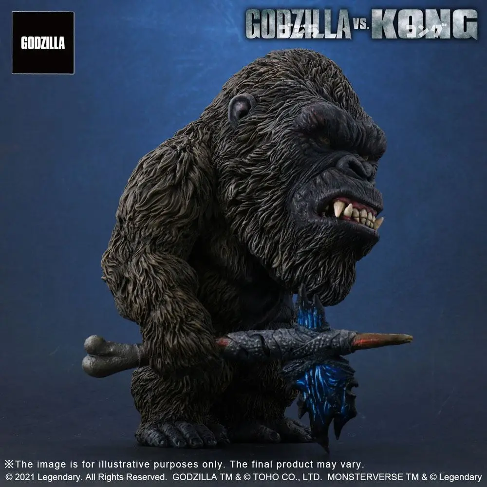 Kong vs Godzilla (2021) Defo-Real Series PVC Statue Kong (2021) 15 cm product photo