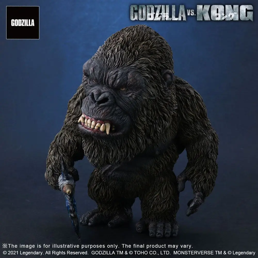 Kong vs Godzilla (2021) Defo-Real Series PVC Statue Kong (2021) 15 cm product photo