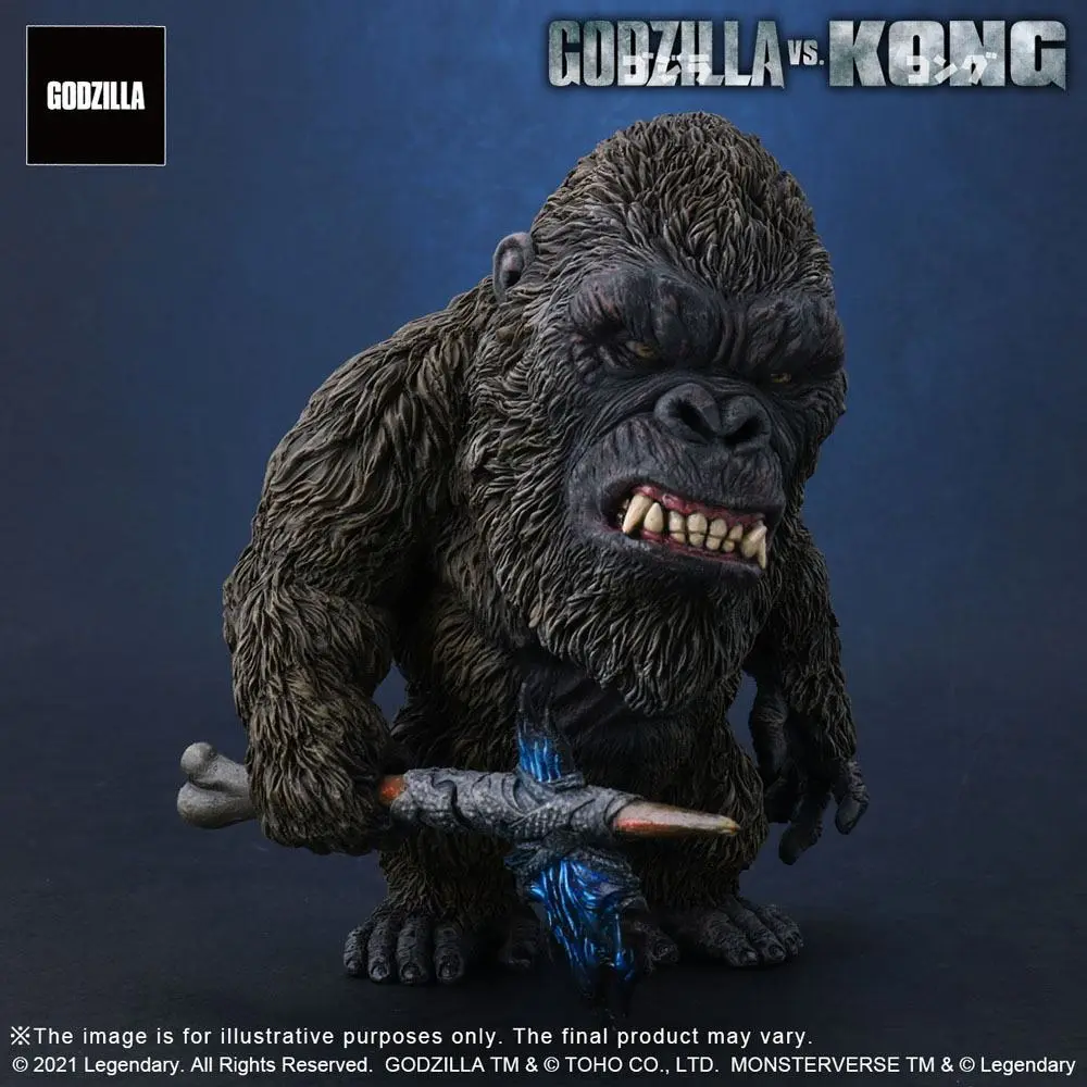 Kong vs Godzilla (2021) Defo-Real Series PVC Statue Kong (2021) 15 cm product photo