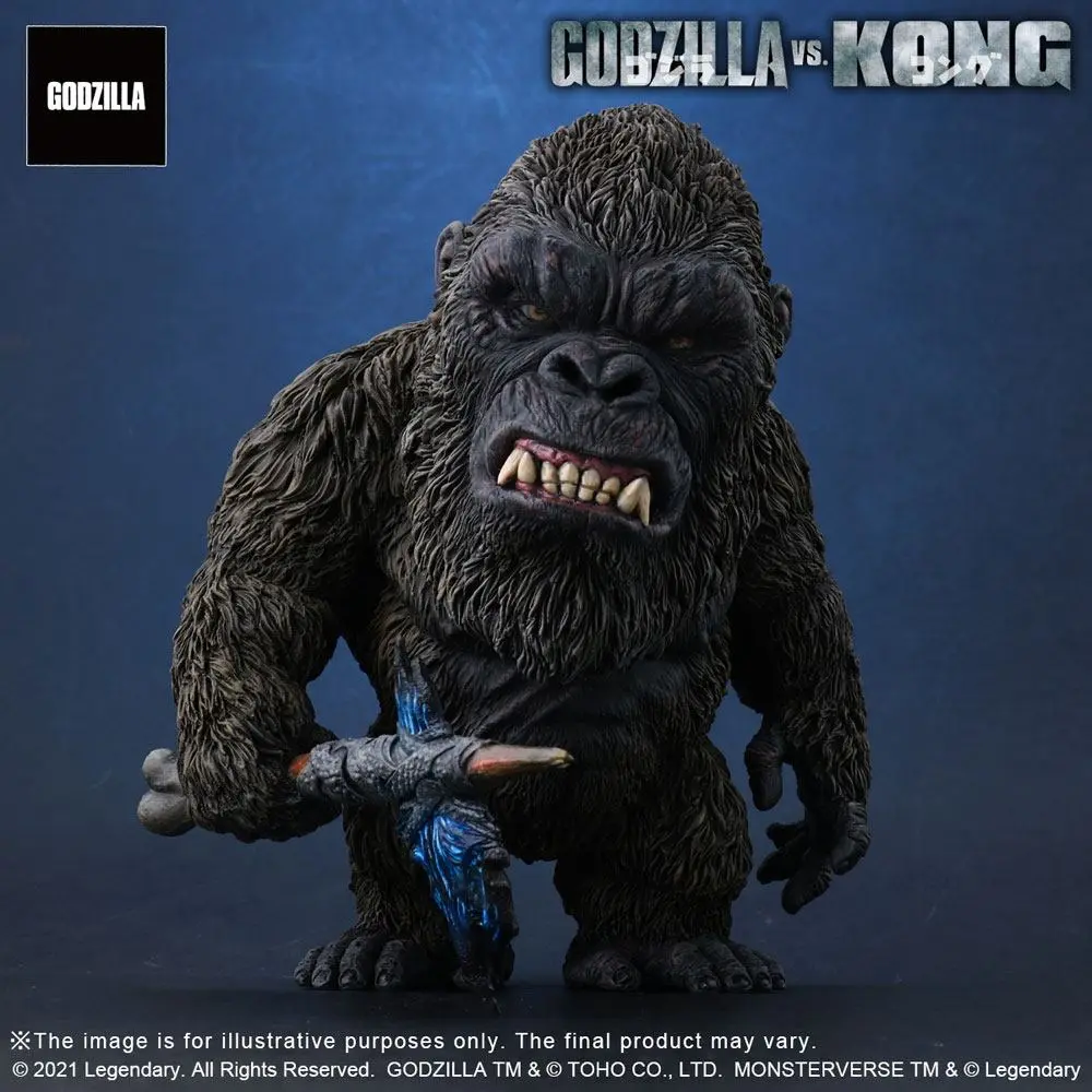Kong vs Godzilla (2021) Defo-Real Series PVC Statue Kong (2021) 15 cm product photo