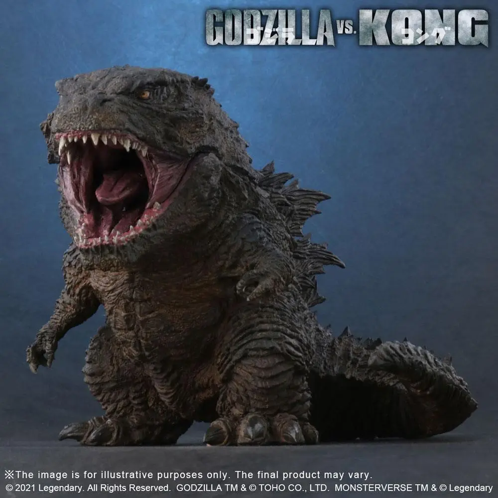 Kong vs Godzilla (2021) Defo-Real Series PVC Statue Godzilla (2000) 13 cm product photo
