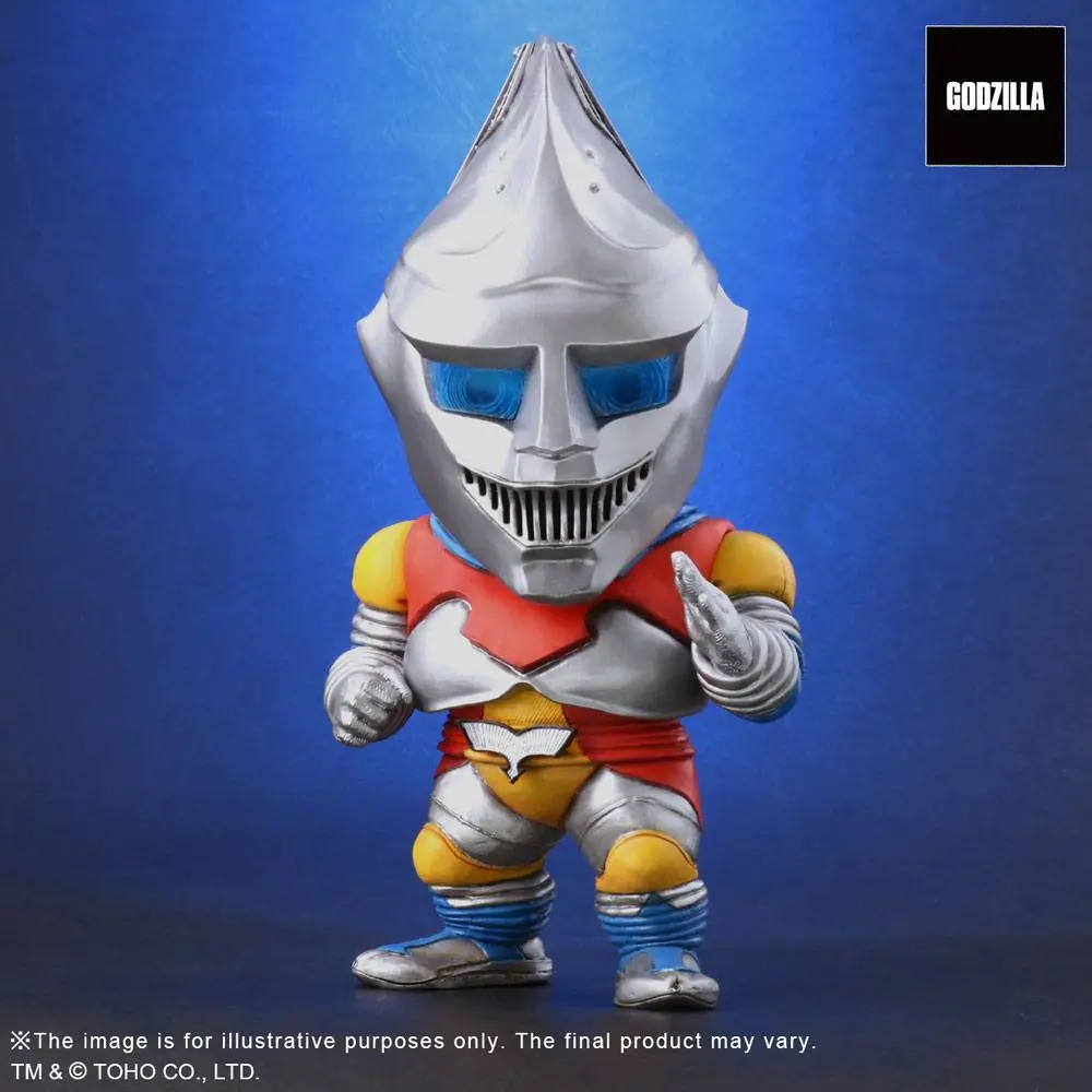 Kong vs Megalon (1973) Defo-Real Series PVC Statue Jet Jaguar 15 cm product photo