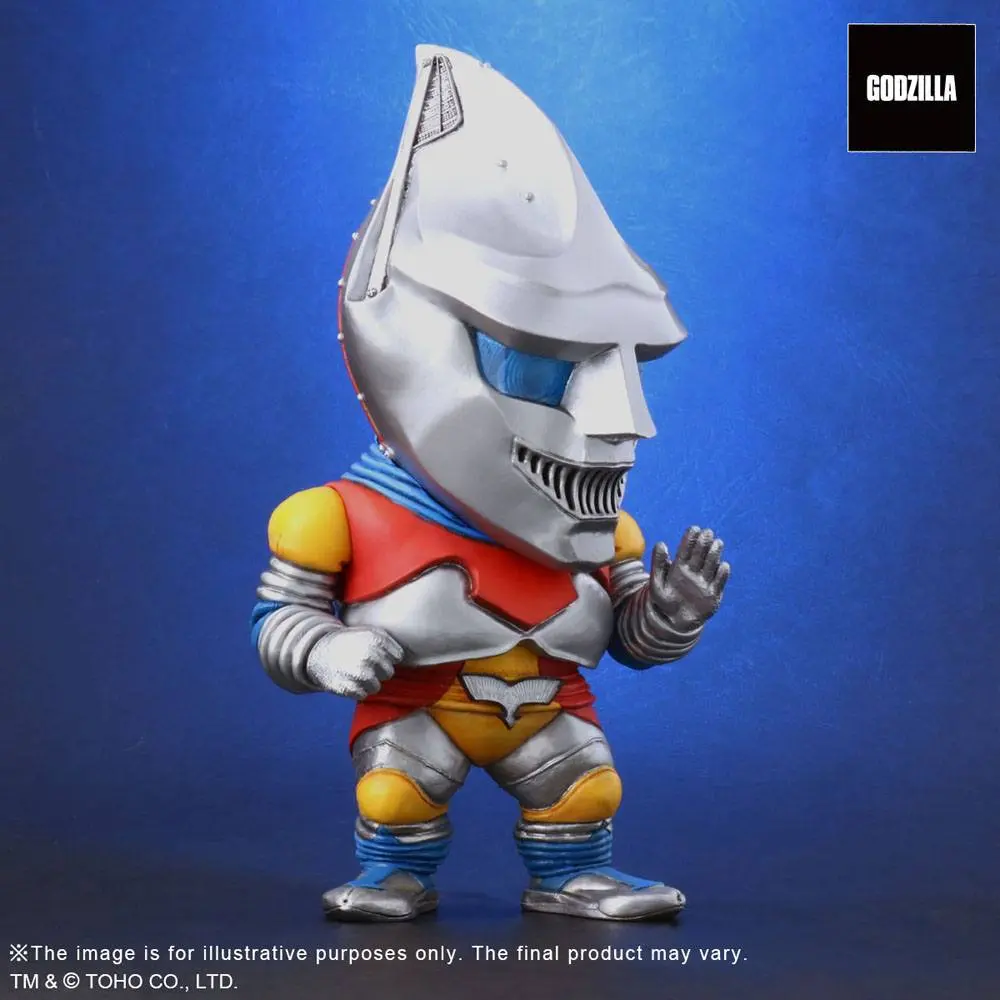 Kong vs Megalon (1973) Defo-Real Series PVC Statue Jet Jaguar 15 cm product photo