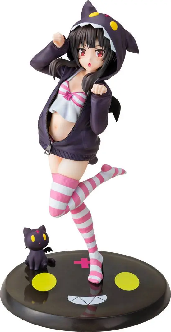 Kono Subarashii Sekai ni Syukufuku wo! Statue 1/7 Megumin Hoodie Look Chomusuke ver. 25 cm termékfotó