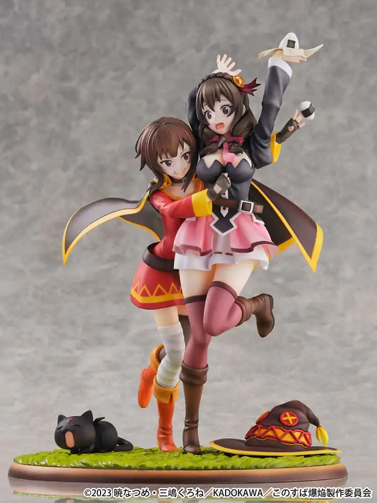 Konosuba: God's Blessing on This Wonderful World! SHIBUYA SCRAMBLE FIGURE PVC Statue 1/6 Megumin & Yunyun Futari wa Otomodachi Ver. 26 cm termékfotó