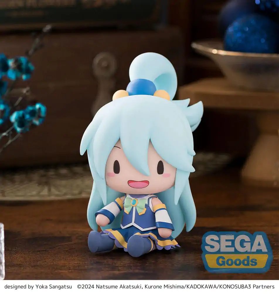 Konosuba God´s blessing on this wonderful world! 3 Fuwa Petit Chibi Figure Aqua 10 cm product photo