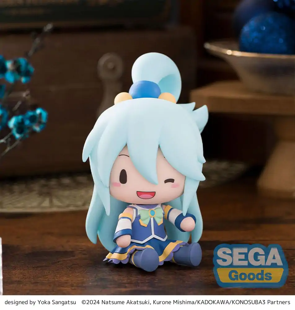 Konosuba God´s blessing on this wonderful world! 3 Fuwa Petit Chibi Figure Aqua 10 cm product photo