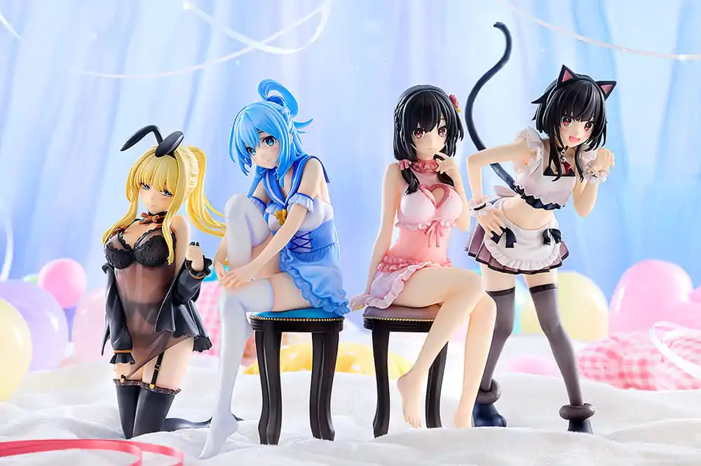 Konosuba God's blessing on this wonderful world! PVC Statue Yunyun: Light Novel Negligee Ver. 16 cm product photo