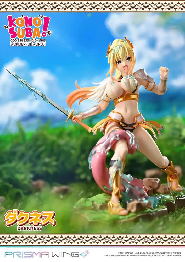Konusuba - God&#039;s blessing on this wonderful world! Prisma Wing PVC Statue 1/7 Darkness 20 cm product photo