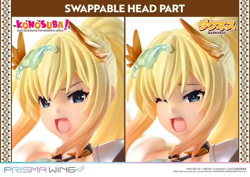 Konusuba - God&#039;s blessing on this wonderful world! Prisma Wing PVC Statue 1/7 Darkness 20 cm product photo