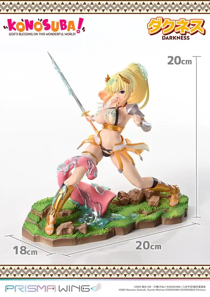 Konusuba - God&#039;s blessing on this wonderful world! Prisma Wing PVC Statue 1/7 Darkness 20 cm product photo