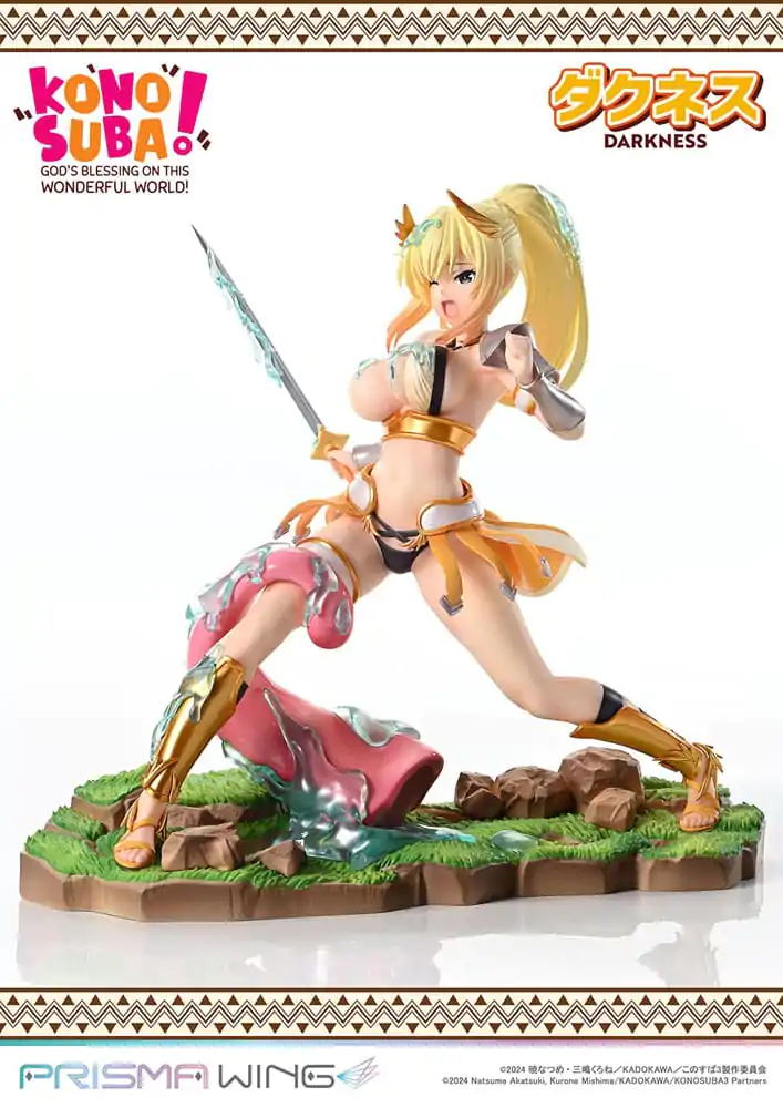 Konusuba - God&#039;s blessing on this wonderful world! Prisma Wing PVC Statue 1/7 Darkness 20 cm product photo
