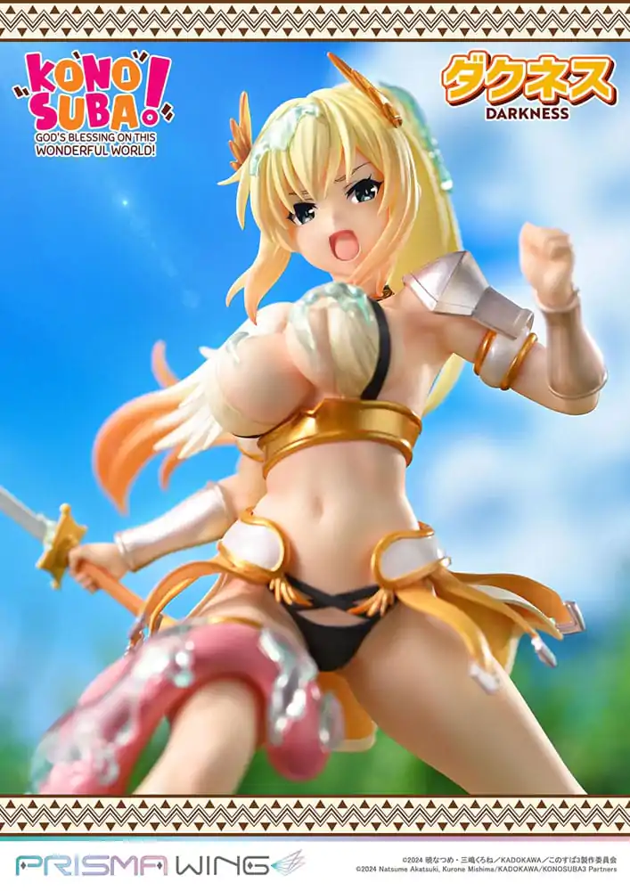 Konusuba - God&#039;s blessing on this wonderful world! Prisma Wing PVC Statue 1/7 Darkness 20 cm product photo
