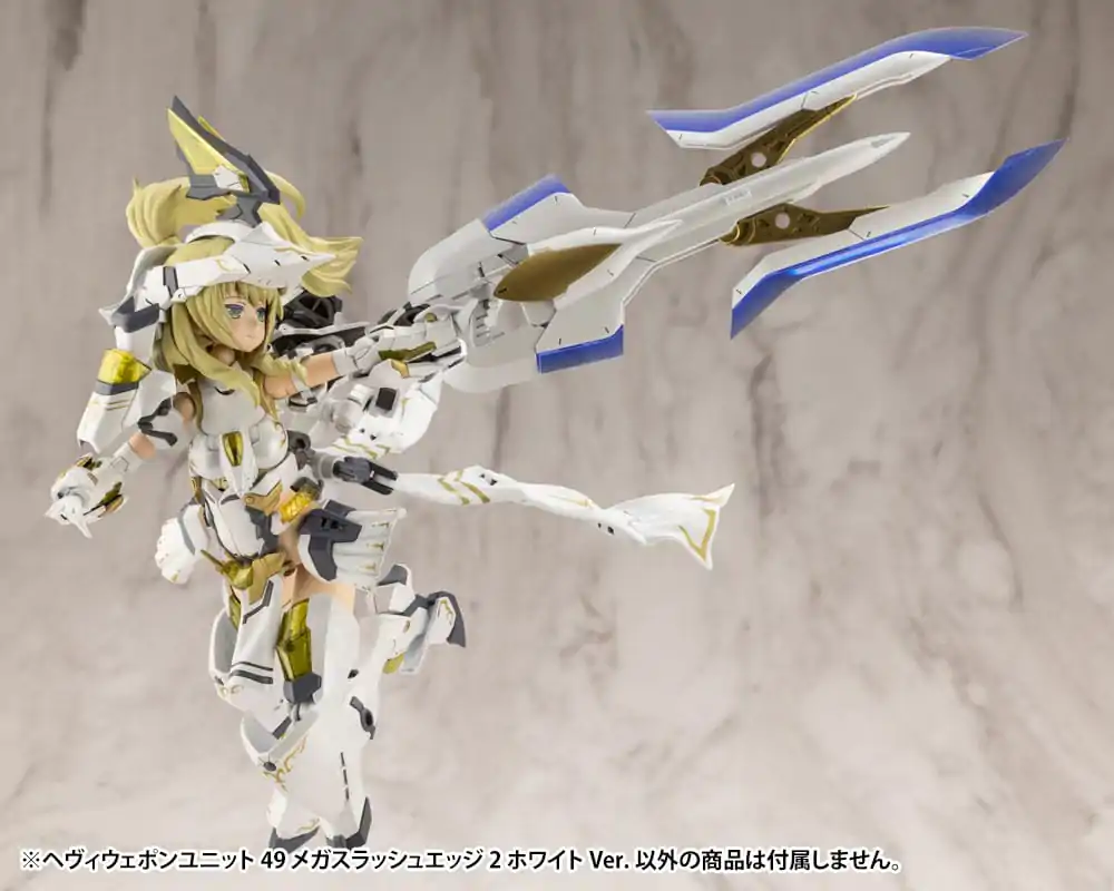 Kotobukiya M.S.G. Model Kit Accessory Set Heavy Weapon Unit 49 Mega Slash Edge 2 White Version product photo