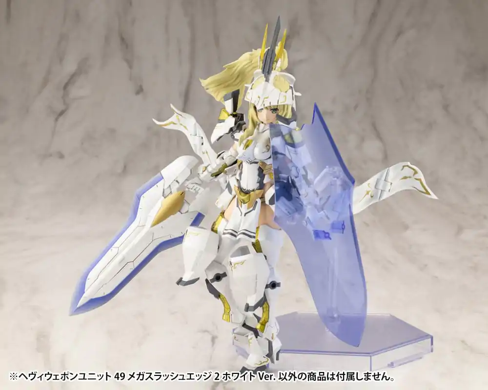 Kotobukiya M.S.G. Model Kit Accessory Set Heavy Weapon Unit 49 Mega Slash Edge 2 White Version product photo