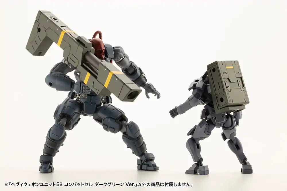 Kotobukiya M.S.G. Model Kit Accessory Set Heavy Weapon Unit 53 Combat Cell Dark Green Ver. product photo