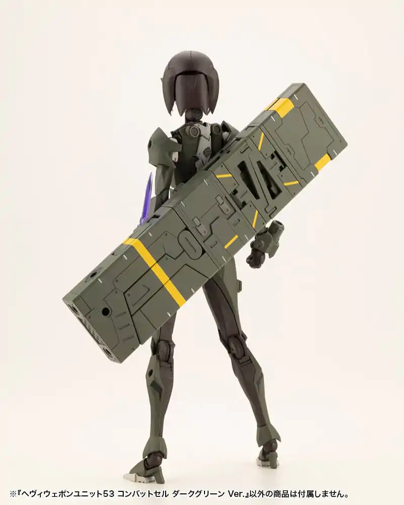 Kotobukiya M.S.G. Model Kit Accessory Set Heavy Weapon Unit 53 Combat Cell Dark Green Ver. product photo