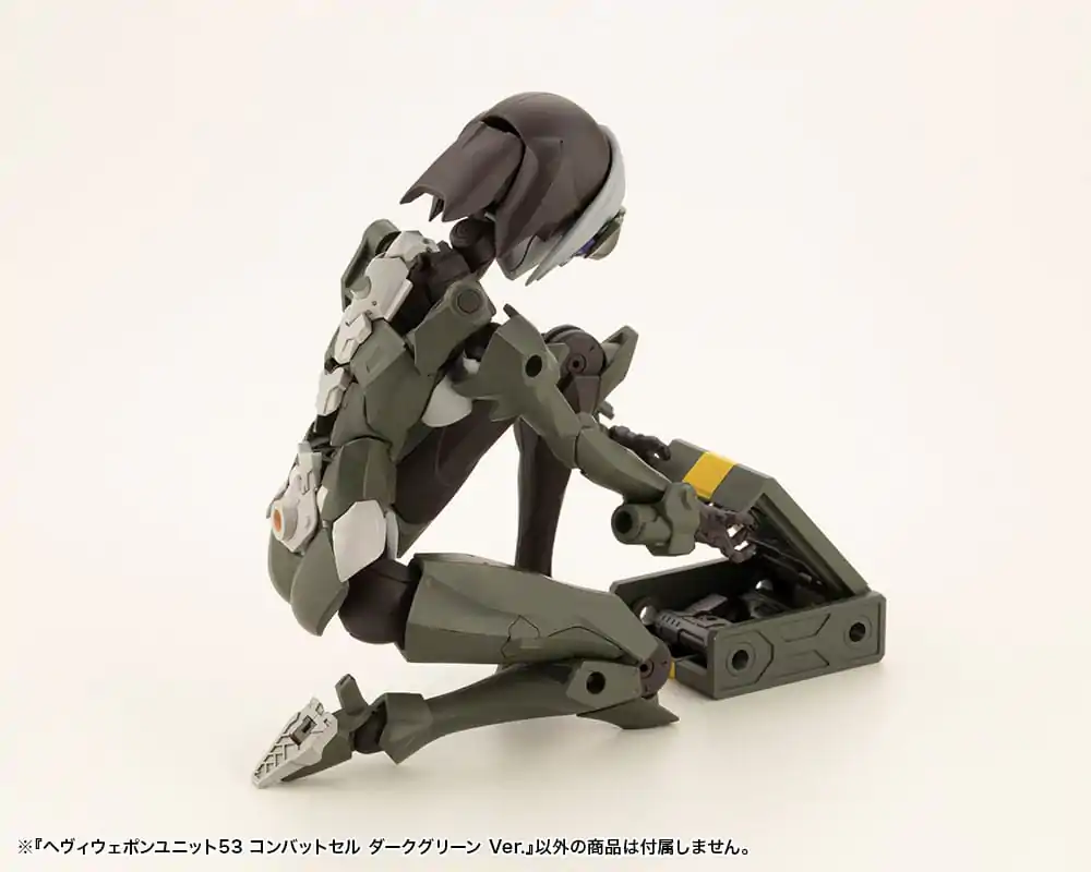 Kotobukiya M.S.G. Model Kit Accessory Set Heavy Weapon Unit 53 Combat Cell Dark Green Ver. product photo